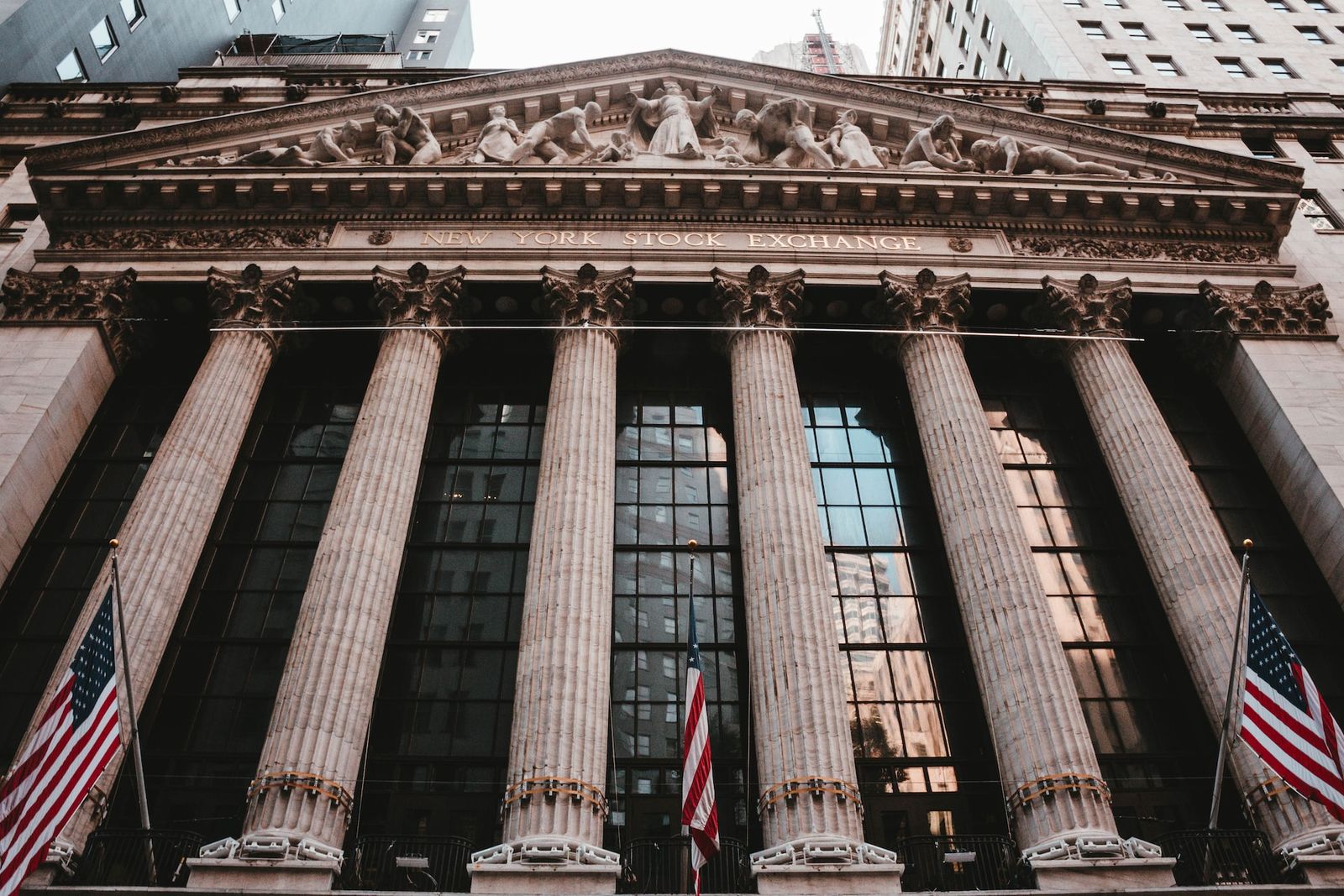 A close up image from New York Stock Exchange